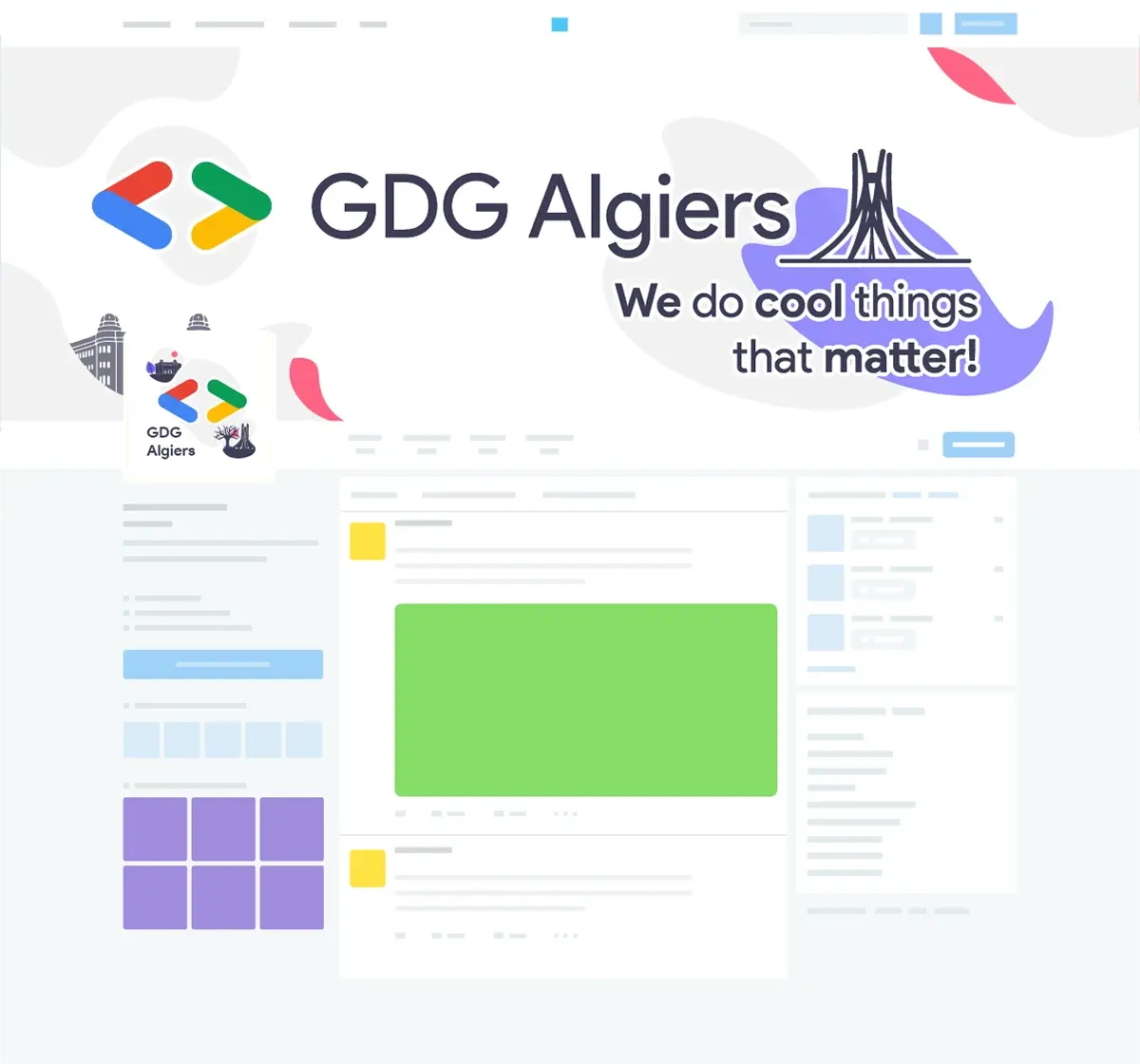 GDG Algiers – Social Media Identity